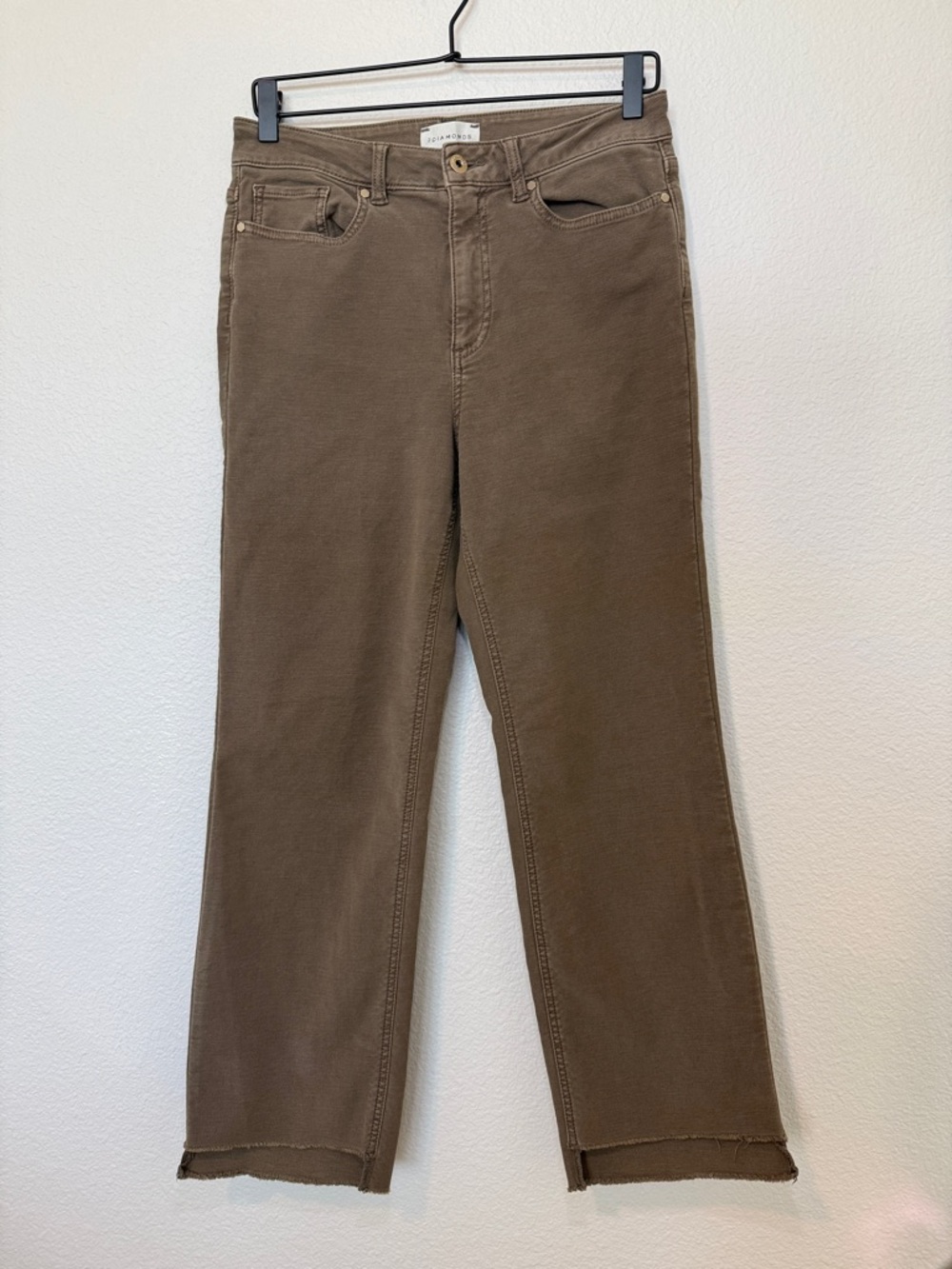 7 Diamonds Straight Leg Jean with Raw Hem